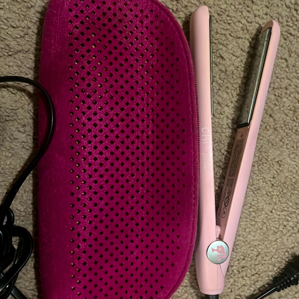 CHI Barbie edition. Used. Comes with bag